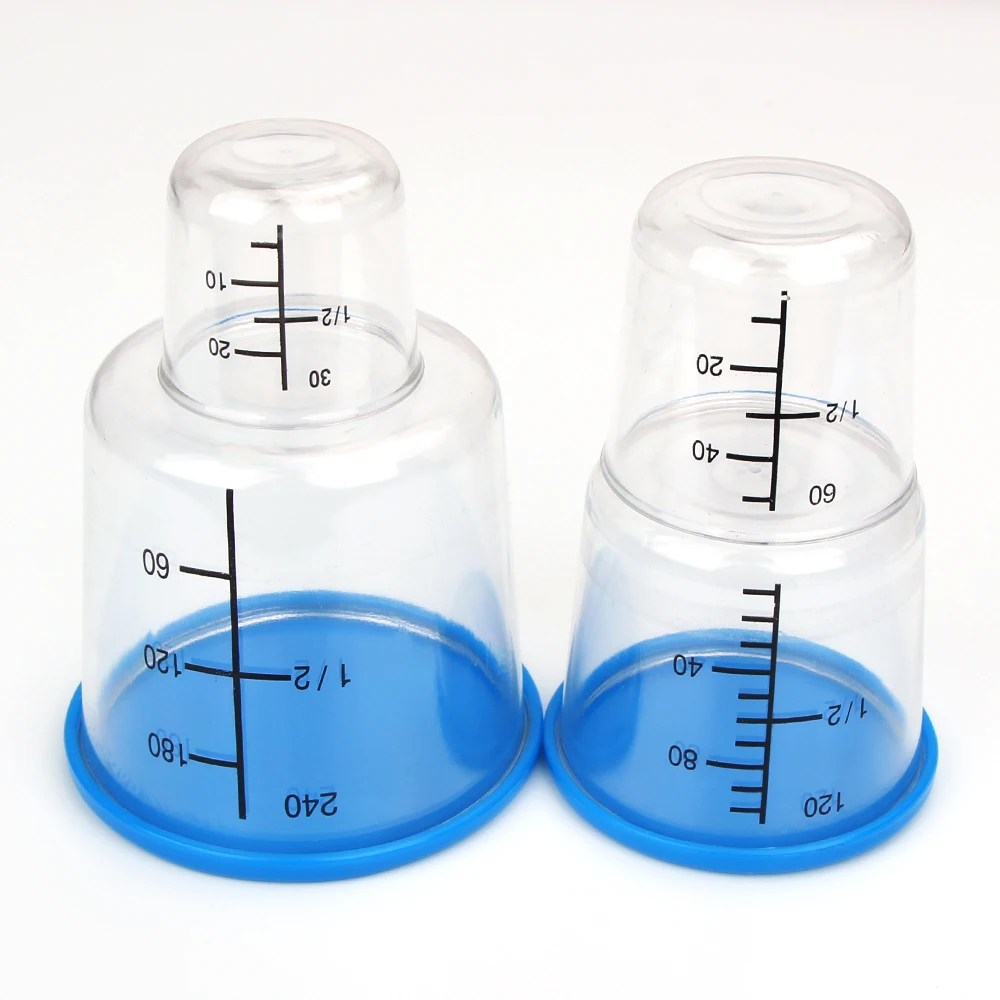 FISHNU Рыбалка мерными стаканчиками высокий прозрачный наживки мера чашки PC