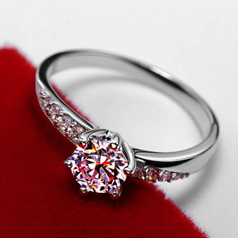 Кольцо для женщин обручальное кольцо девушек Anillos Mujer геометрический циркон