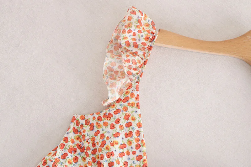 Женское шифоновое платье H.SA модное с цветочным принтом для вечеринки лето