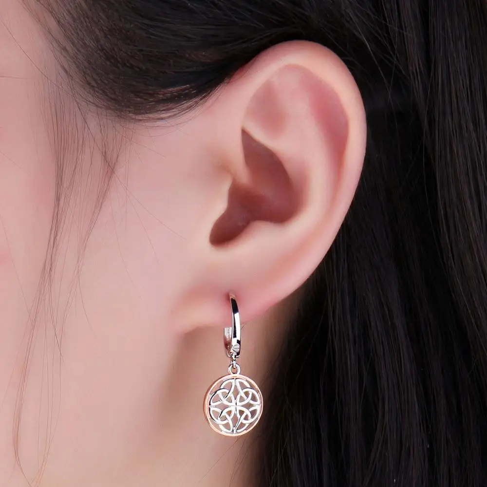 JewelryPalace полые Селтикс узлы серьги 925 пробы серебро модный подарок для ювелирных изделий для лучших друзей лидер продаж; Новинка поступления