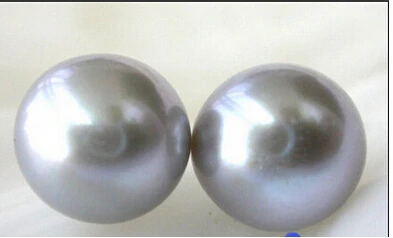 12MM GRAY ROUND FRESHWATER PEARL STUD EARRING juf&gtLovely Fine Nobility Lady's Women's Earrings | Украшения и аксессуары