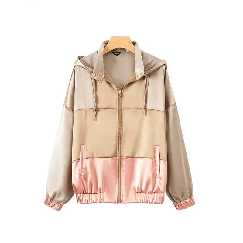 2019 Свободная куртка с большими карманами на завязках женская верхняя одежда