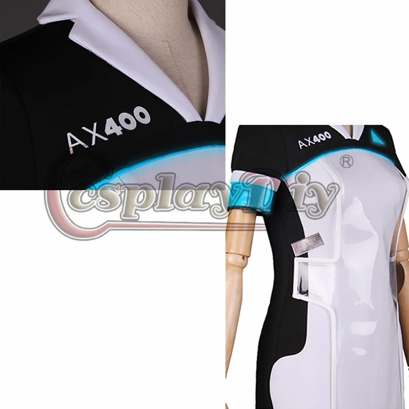 Игра Детройт: стать человеком Кара Косплей Костюм код AX400 агент наряд для женщин