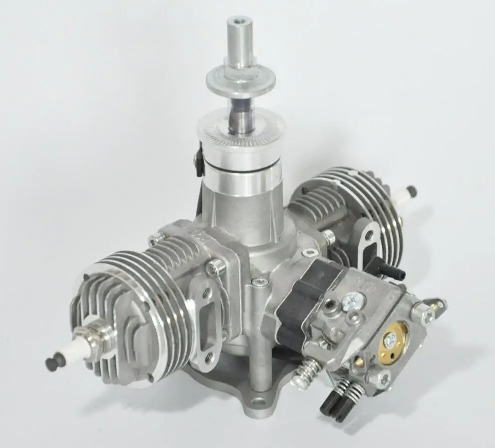 Двухцилиндровый бензиновый/бензиновый двигатель RCGF 30cc с