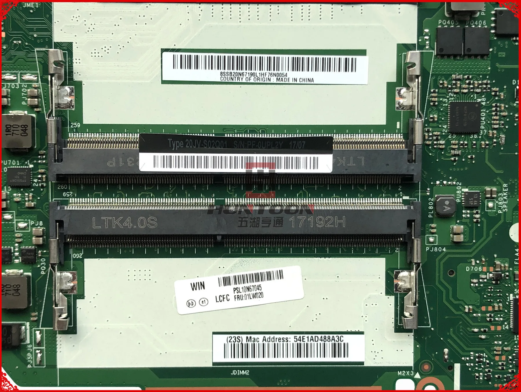 Отличный DL470 NM-B021 для lenovo Thinkpad L470 Материнская плата ноутбука FRU: 01LW020 I5-6300U DDR3 полностью протестирована