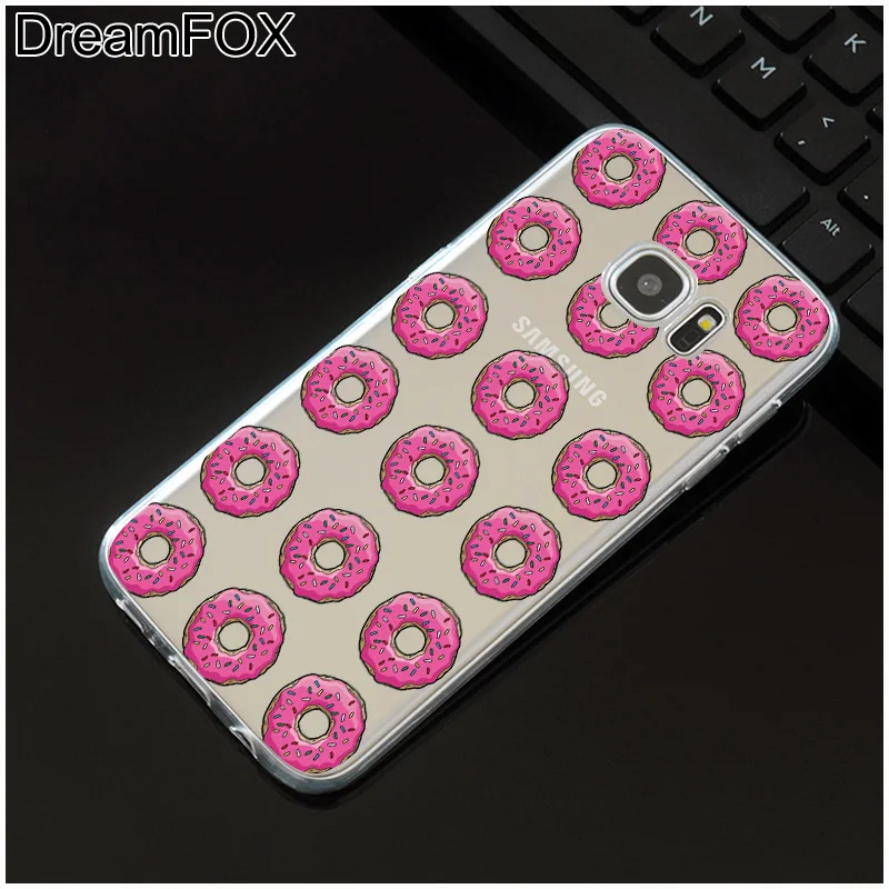 DREAMFOX L032 Candy Cake Soft TPU Silicone Case Cover For Samsung Galaxy Note S 7 8 9 10 10e 11 11e Lite Edge Plus |