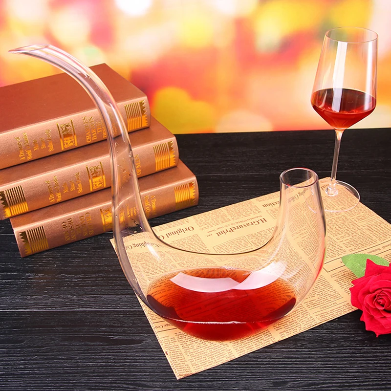 Стеклянный графин для вина чашка воды Хрустальная бутылка прозрачная фляжка в