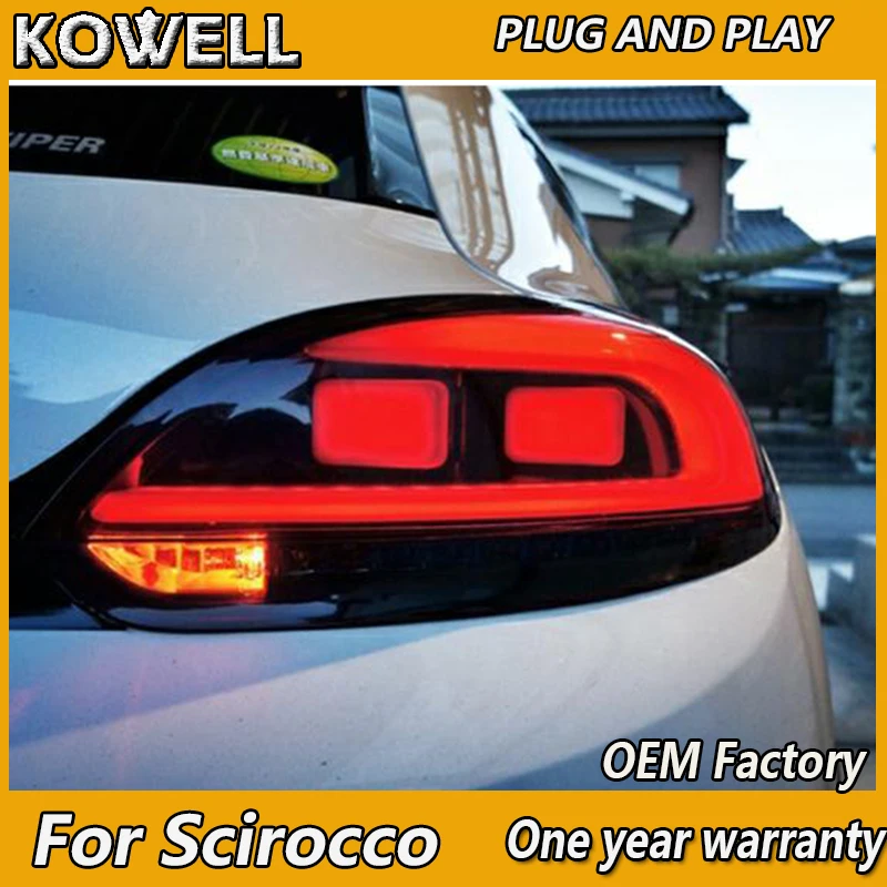 Автомобильный Стайлинг KOWELL для VW Scirocco LED 2014 2015 2016 2017 2018 задний фонарь багажник