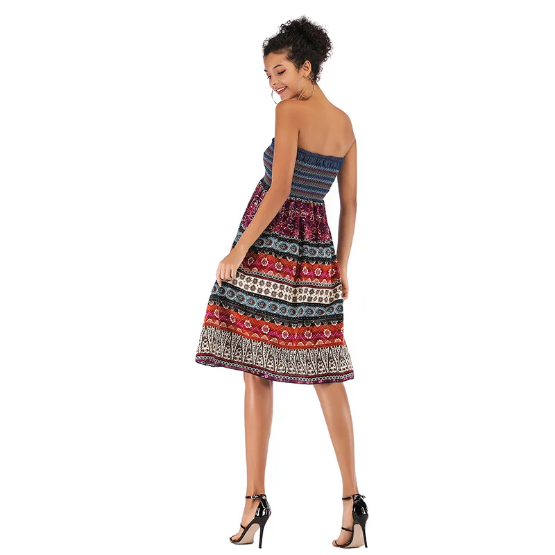 Платье из двух частей Летнее женское вечернее платье с принтом twotwinstyle vestidos de festa