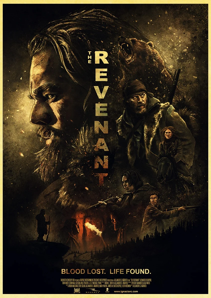 Leonardo DiCaprio классический фильм TITANIC THE REVENANT крови алмаз ретро плакат домашняя комната декоративная живопись Наклейка на стену - Цвет: E108