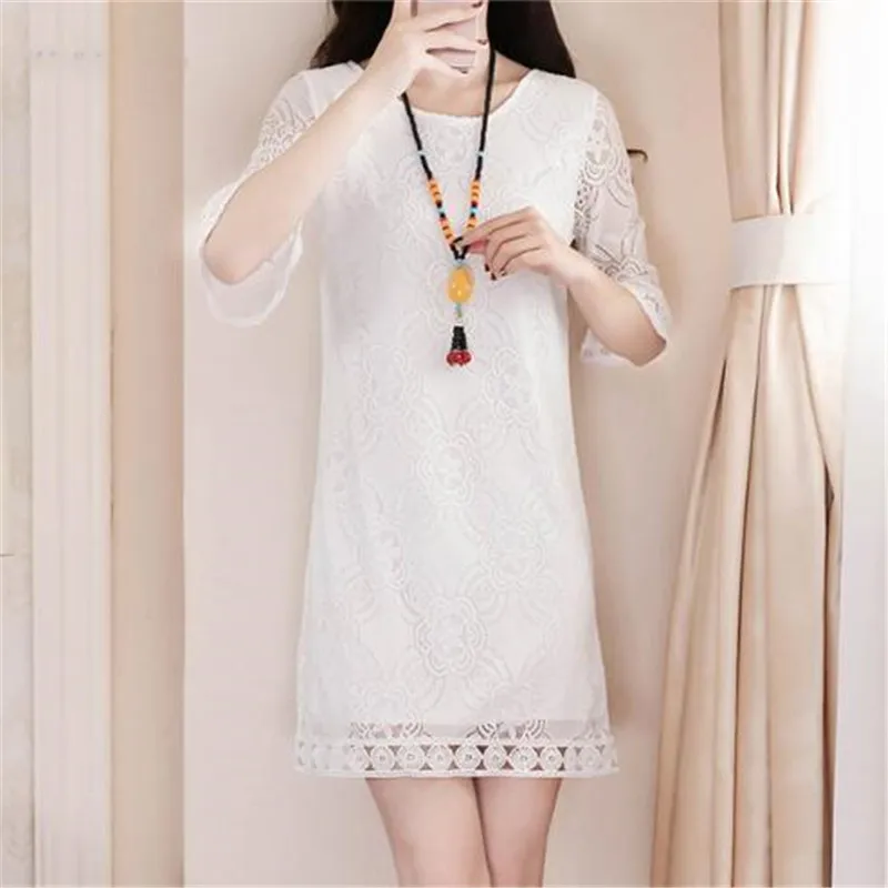 Новинка элегантное женское цветочное кружевное платье OL весенне-летнее с