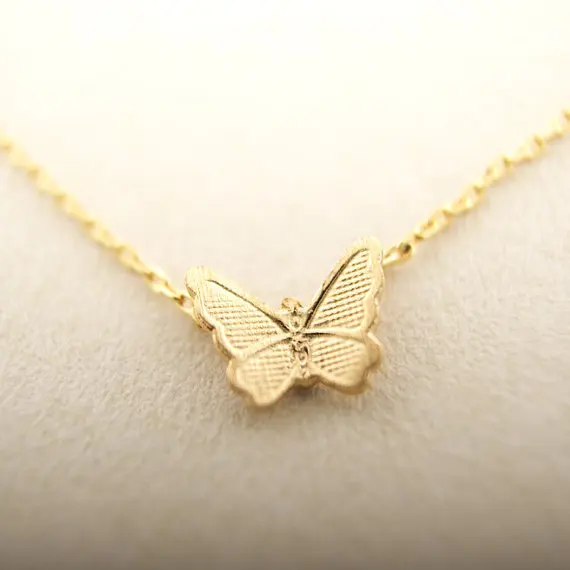 DANGGAO модная текстурированная бабочка ювелирные изделия Подвеска для женщин