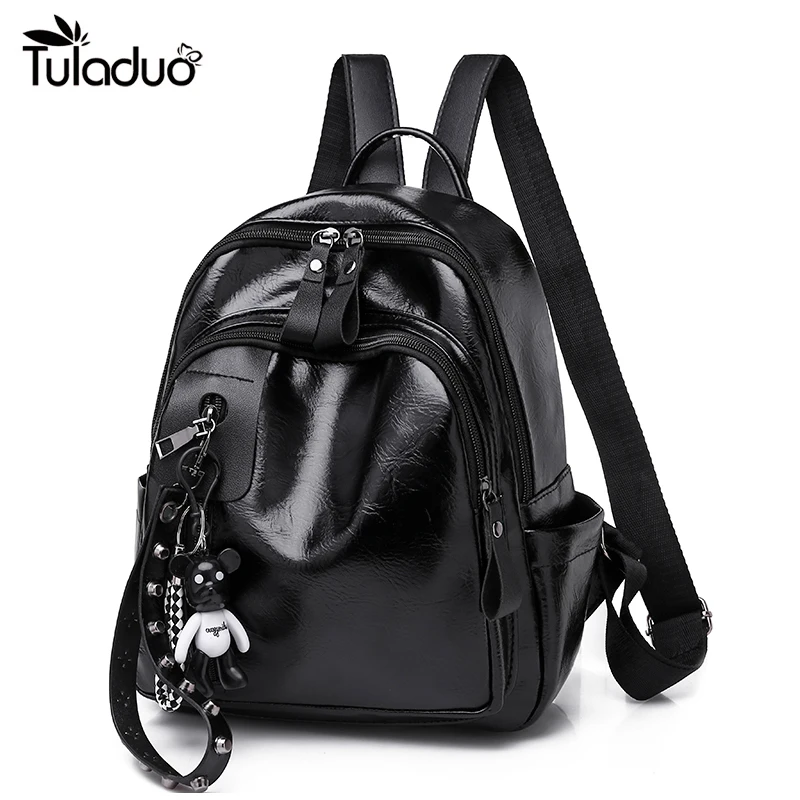 

Fashion Casual Women Backpack High Quality Pu Leather Backpacks For Teenage Girls Female School Shoulder Bag Bagpack Mochila