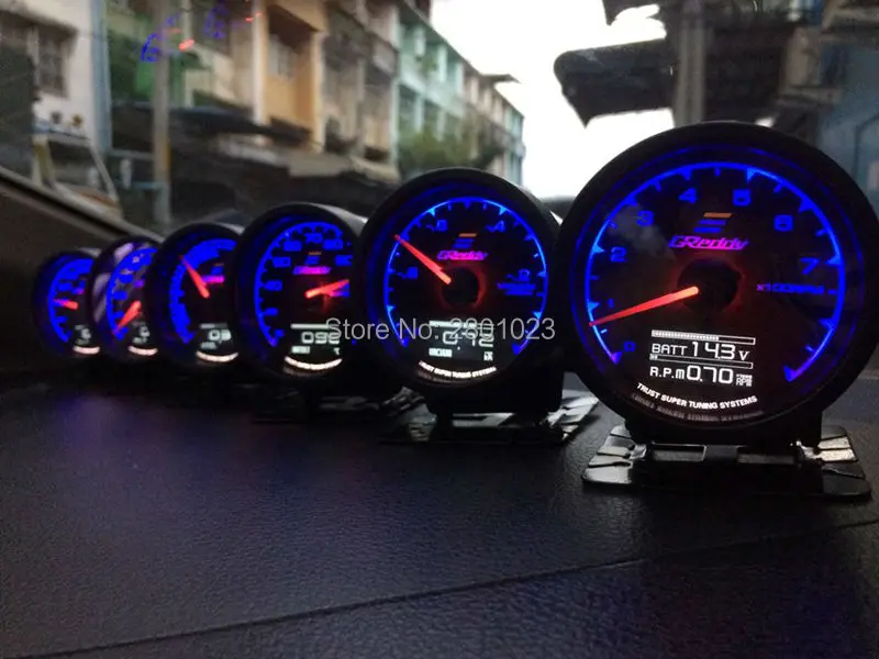 2 5 дюймовый измеритель оборотов в минуту/вакуум/Температура воды/Масляный