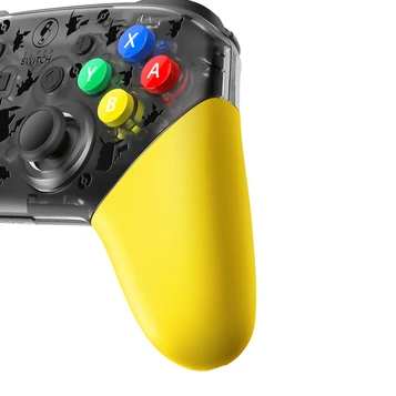 PikaYellowController NS Switch Pro контроллер Pikachus Bluetooth беспроводной геймпад джойстик для Nintendo Switch Pro джойстик SuperSmash Bros - Цвет: PikaYellowController