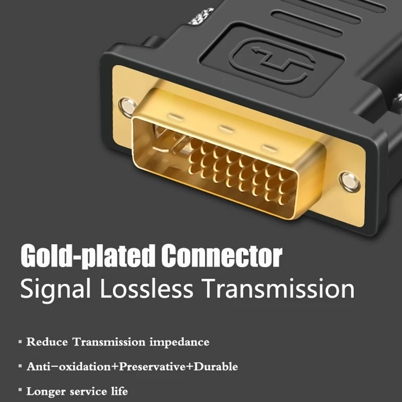 DVI d VGA Adapter to Mini jack 24+5 1080P Male Female Gold plate Converter for HDTV Monitor Laptop | Электроника
