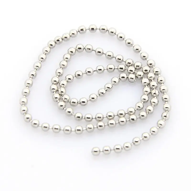 Шаровые цепи из нержавеющей стали цвет 1 5 мм подходит для шаровой с внутренним