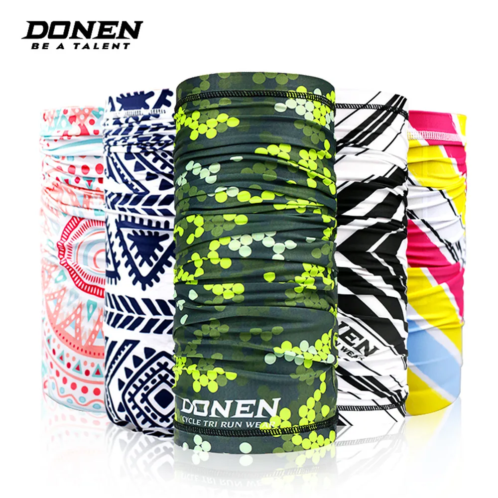 Donen/летние крутые цветные повязки на голову для езды велосипеде волшебный шарф