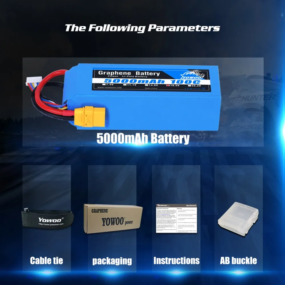 Lipo 5S 18,5 V 5000mAh 100C Burst 200C XT90 XT60 T штекер с высокой разрядностью графеновая батарея для радиоуправляемого автомобиля грузовика лодки квадрокоптера