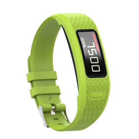 green S/L Размер силиконовый ремешок на запястье сменный ремешок для часов Garmin Vivofit 1/Vivofit 2 для Garmin vivofit1 Vivofit2 браслет ремень - Цвет: green