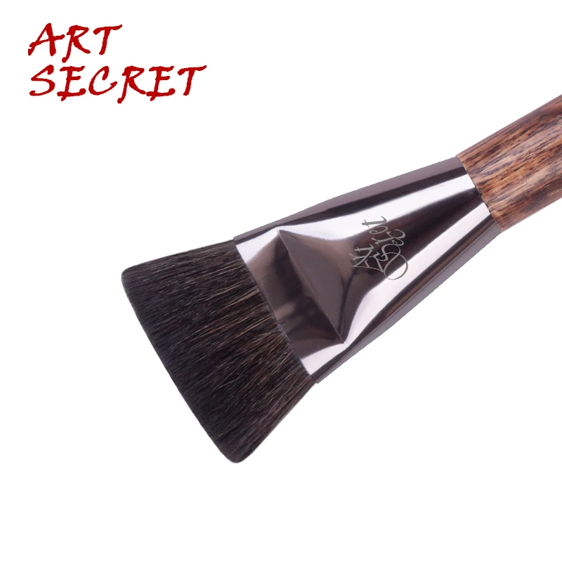 Artsecret 108 плоская кисть для контуринга Макияж Кисть из козы синий белка смешанный