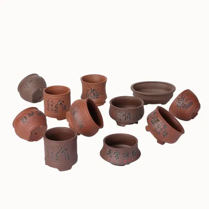 Бонсай из фиолетового песка цветочный горшок для дома и офиса раздувающийся в