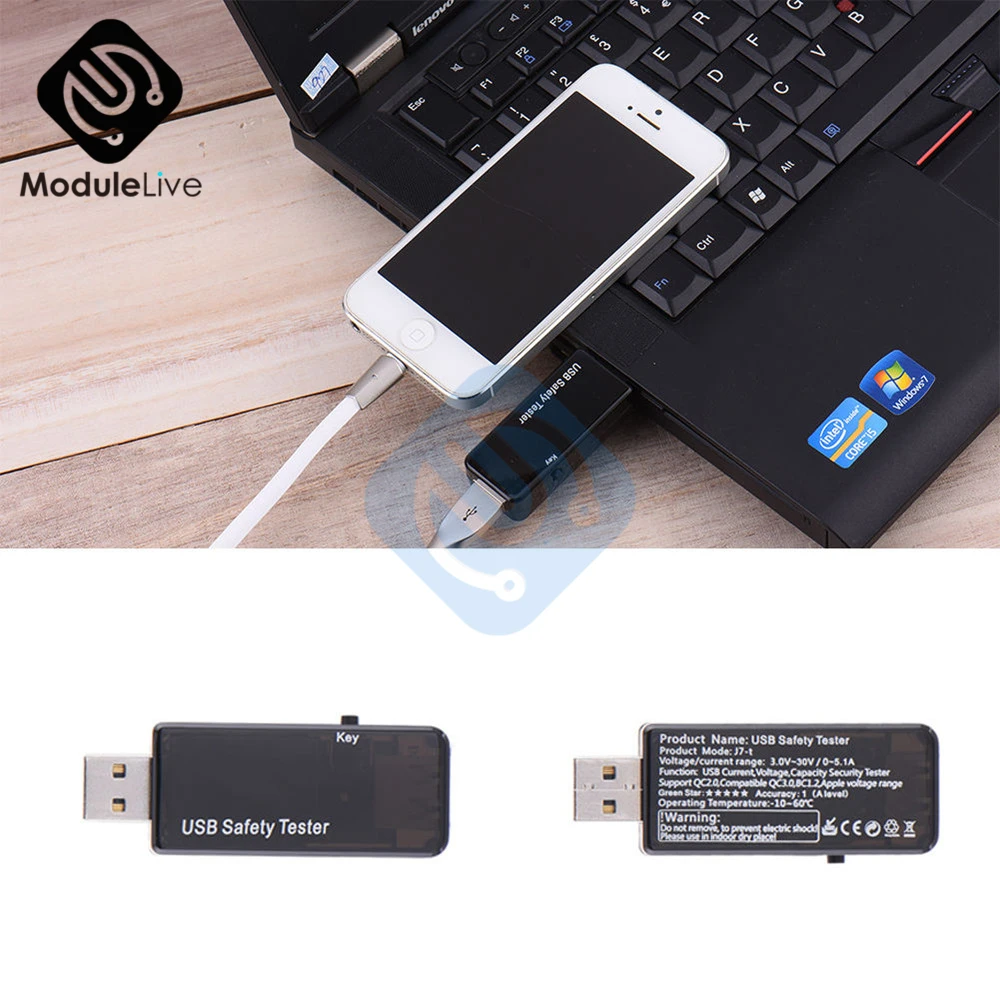 6 в 1 USB тестер безопасности монитор 3 30 ЖК цифровой вольтметр Амперметр Напряжение