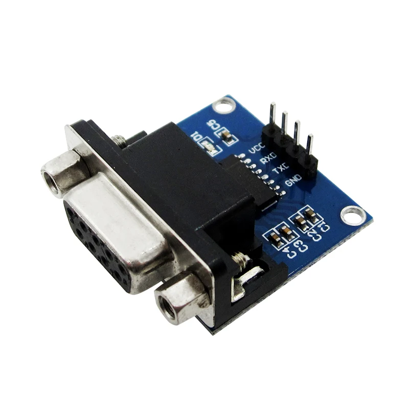 Модуль преобразователя MAX3232 MAX232 RS232 для TTL DB9