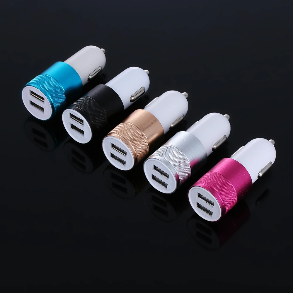 1 шт. устройство для автомобиля с двумя портами USB Зарядное 2 Порты и разъёмы