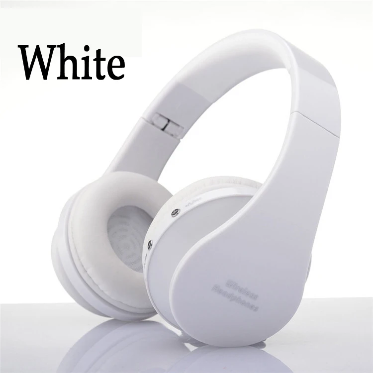 Bluetooth наушники беспроводные наушники 3,5 мм разъем для телефона игровая гарнитура с микрофоном стерео аудио MP3 беспроводные наушники - Цвет: White