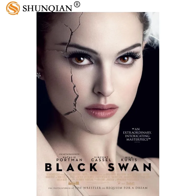 Индивидуальный плакат с изображением черного лебедя украшение для дома модный