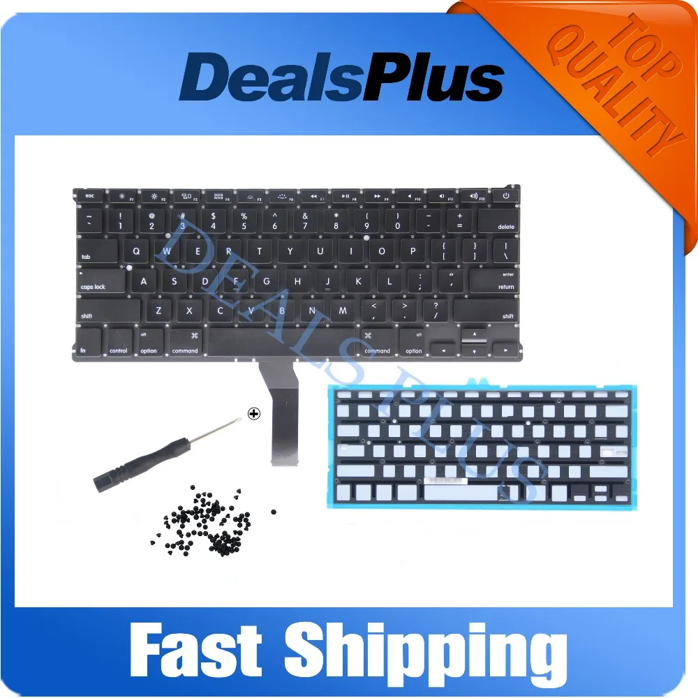 

NEW US Keyboard With Backlight For Macbook Air 13.3" A1369 A1466 MD231 MD232 MC503 MC504 YEAR OF 2011 - 2016