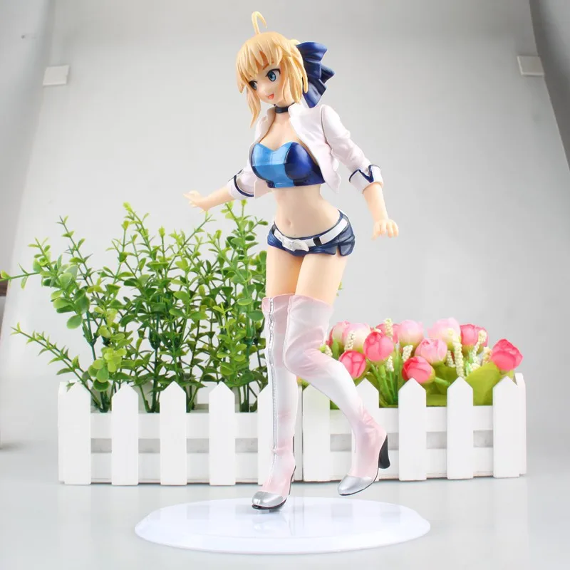 saber in retail box Fate Stay Night Нерон Клавдий саблей фигурка гоночный Тосака Рин сексуальная модель куклы Коллекция украшений фигурка Рождество - Цвет: saber in retail box