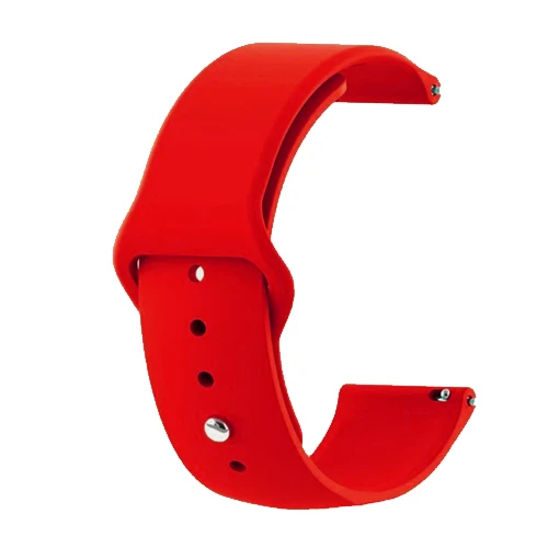 9-red Huawei watch gt band для samsung galaxy watch active 46 мм 42 мм gear S3 frontier/classic S2 ремешок силиконовый 22 мм/20 мм ремешок для часов - Цвет ремешка: 9-red