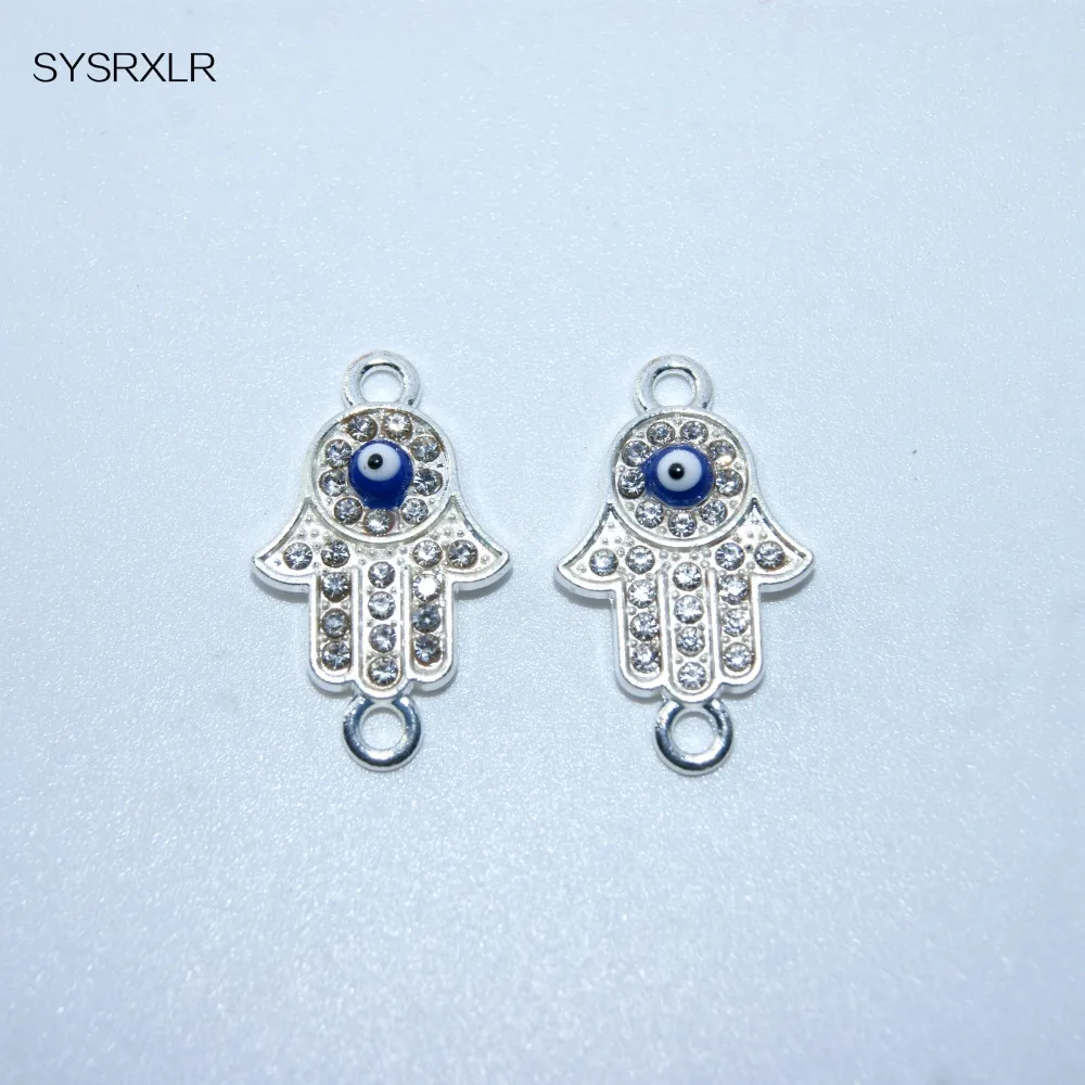 Оптовая продажа 10 шт./лот фурнитура для сережек браслетов и ожерелий Хамас злой