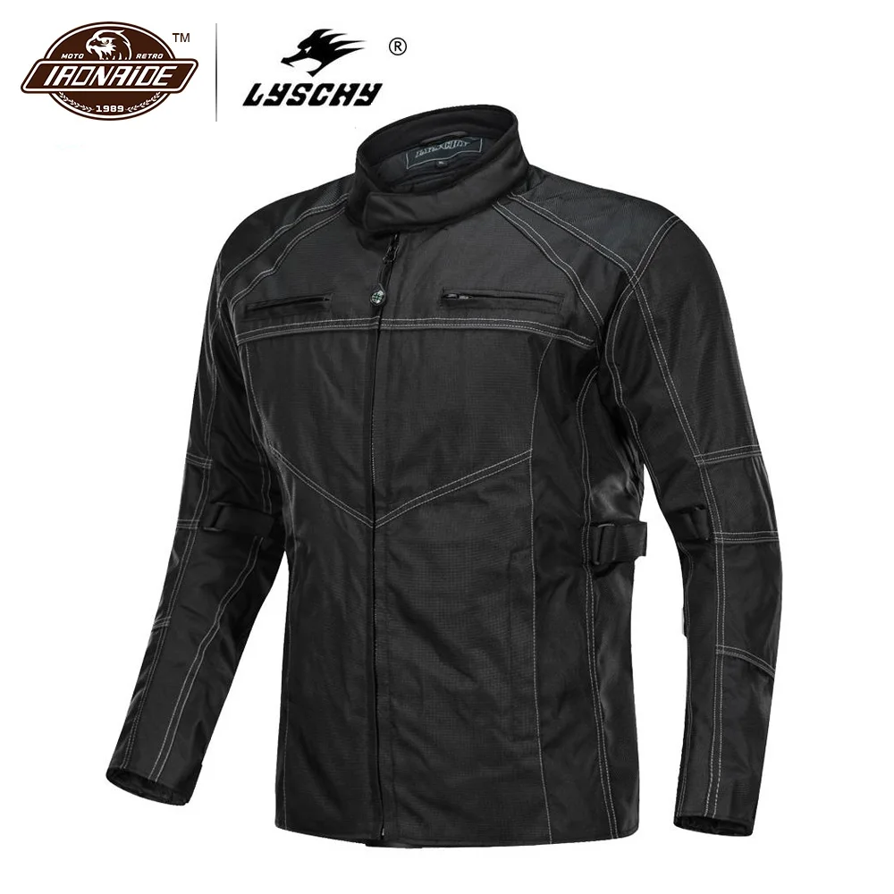 Мужские куртки для мотокросса LYSCHY мотоциклетная куртка Chaqueta дышащая
