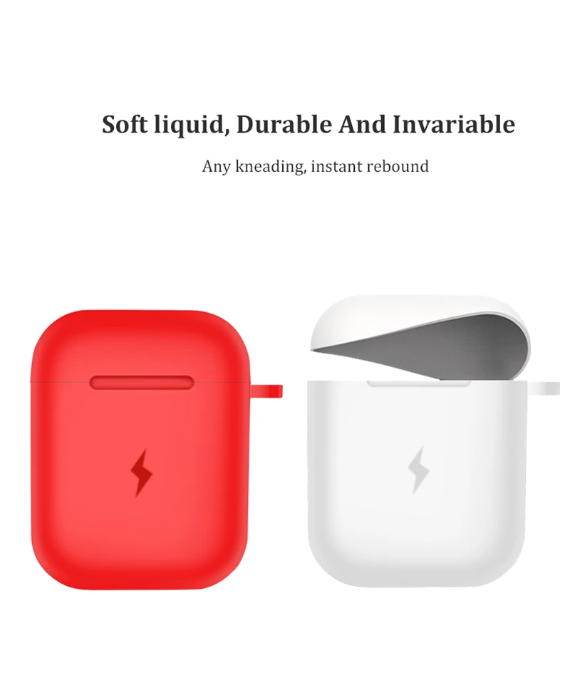 Suntaiho для Airpods чехол Qi Беспроводное зарядное устройство для Apple airpods крышка Беспроводная зарядка наушники чехол для наушников сумка i12 i13