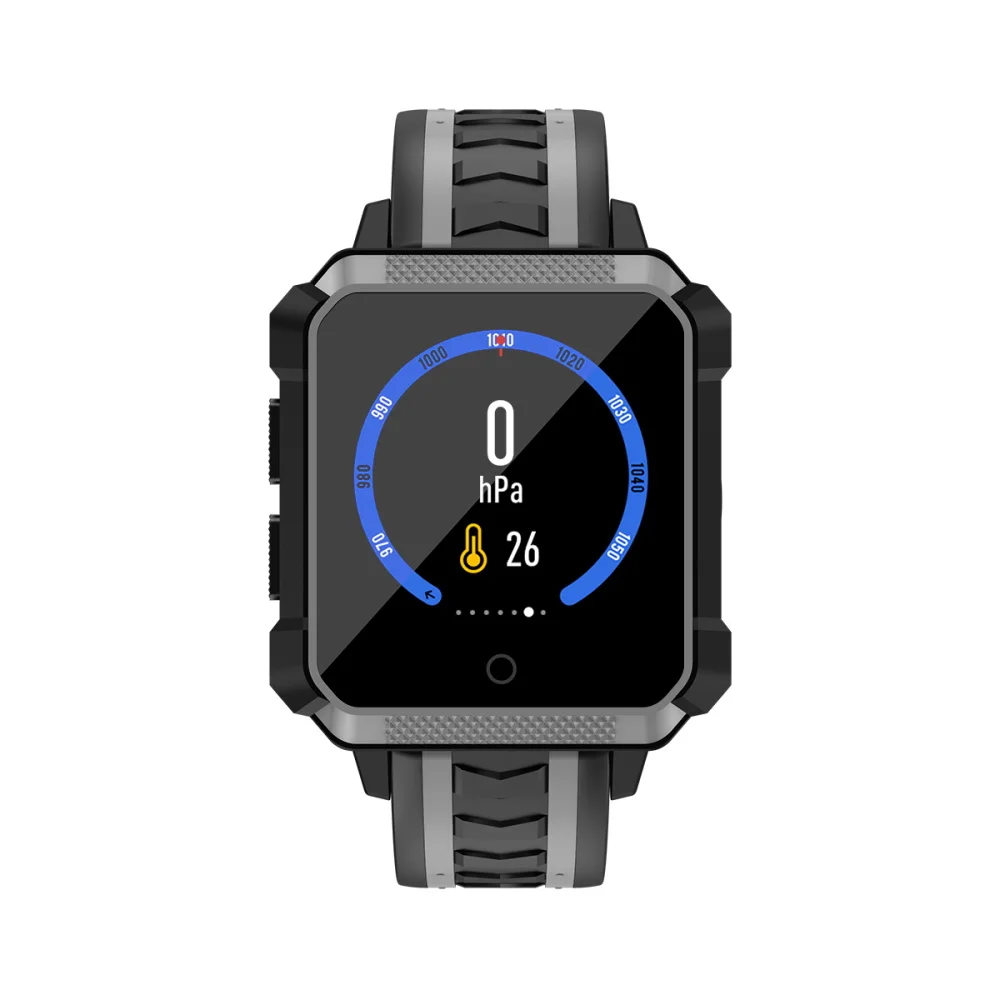 Gray 696 H7 4G LTE Bluetooth Smartwatch gps расположение IP68 водонепроницаемый монитор сердечного ритма трекер сна сообщения вызова Смарт часы - Цвет: Gray