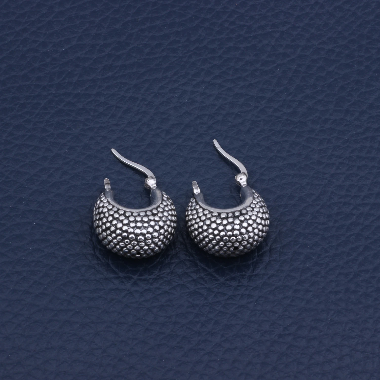 Женские винтажные серьги-кольца MetJakt однотонные серьги из стерлингового серебра