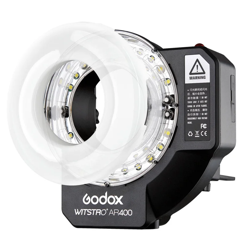 Бесплатная доставка DHL кольцевая светодиодная вспышка Godox Witstro AR400 400WS + триггер FT-16