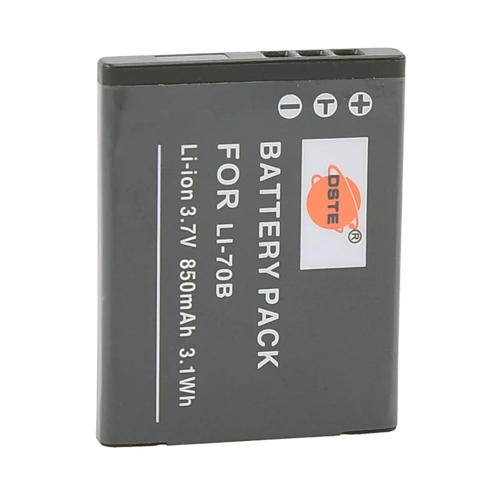DSTE LI-70B литий-ионный Батарея с USB зарядка для Olympus VG-110 VG-120 VG-130 VG-140 VG145 VG-150 VG-160 Камера