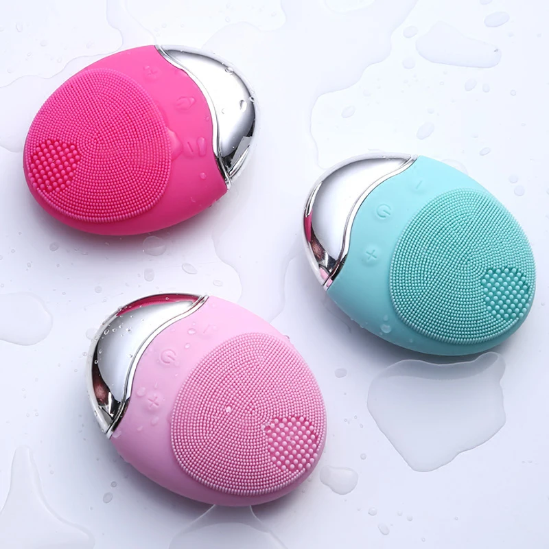 Электрическое устройство для чистки лица Беспроводная зарядка бамбуковый уголь