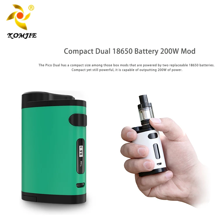 100% Оригинал Eleaf iStick Пико двойной 200 Вт С VW/Обхода/TC/TCR Режимы пико istick для Мело 3