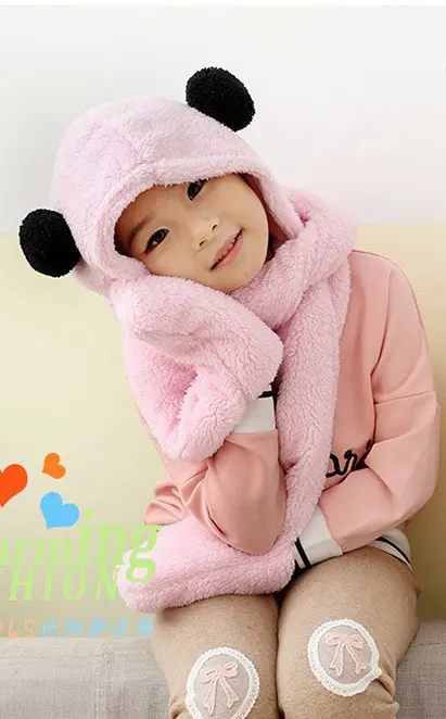 RUNMEIFA зимняя теплая детская толстовка с капюшоном Перчатки Карман Наушник Шапка