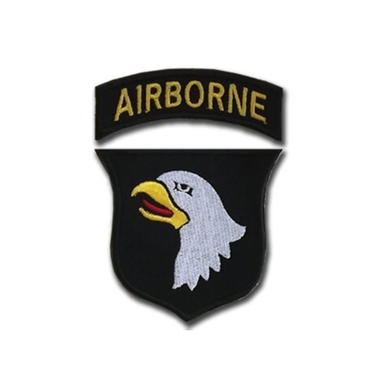 4 WW 2 военной армии США Тактическая Мораль патч флaг сшa yзкиe 101st 82nd Airborne подразделение нашивка значок патч 3D вышивка значки-нашивки - Цвет: 4