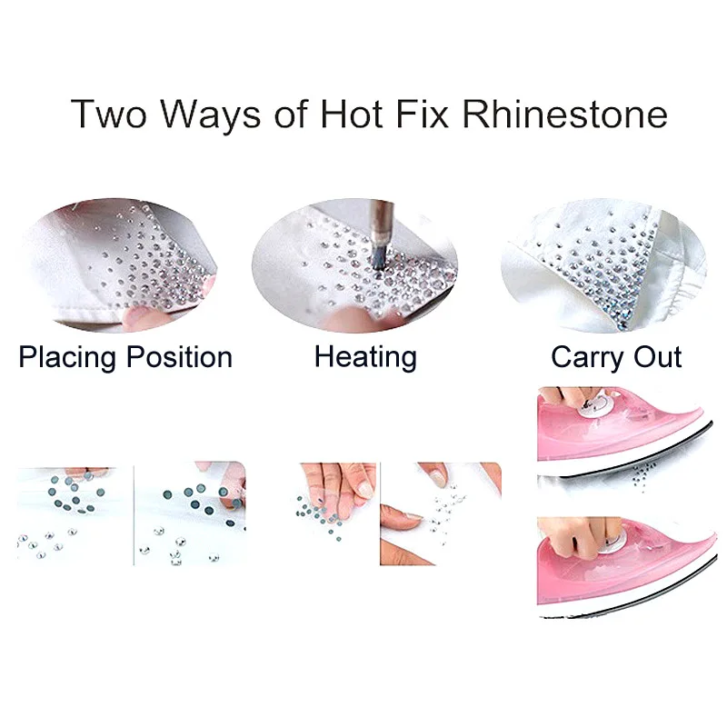 Стеклянный кристалл в форме слезы AB капелька белый DMC горячей фиксации стразы s