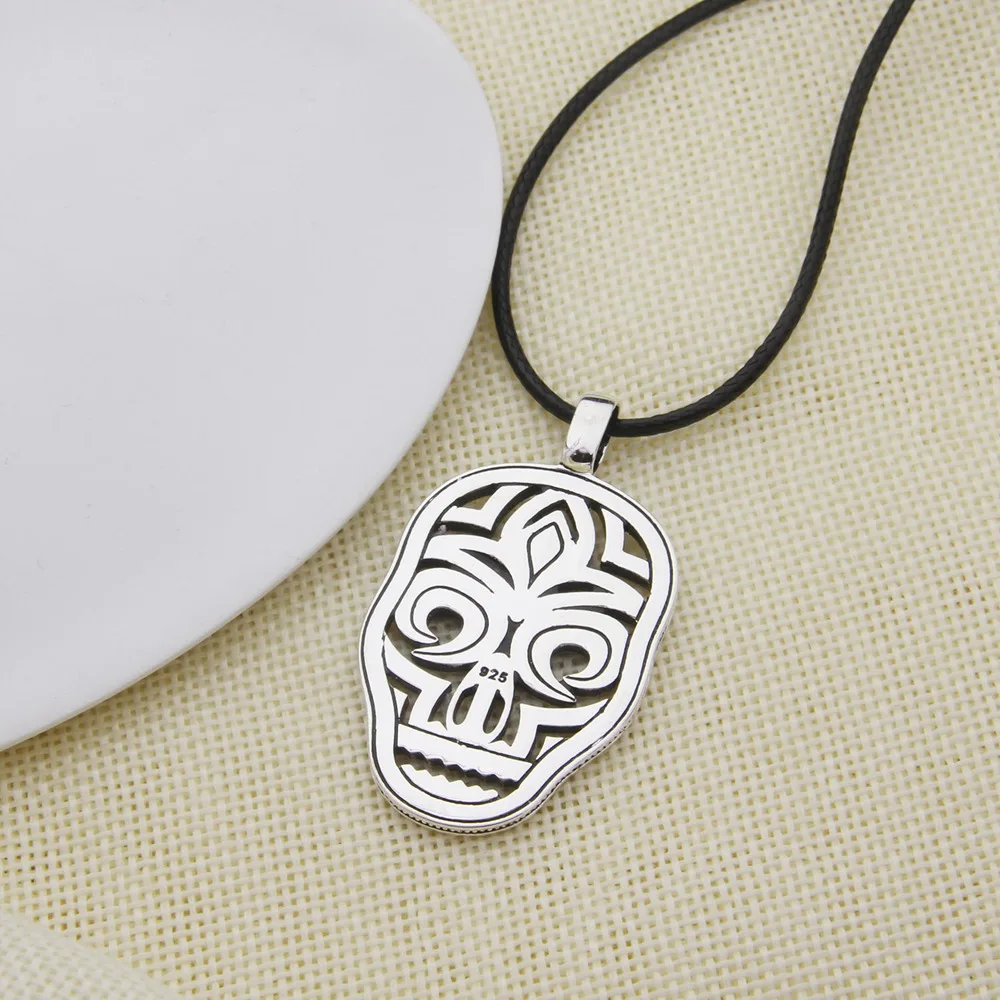 925 серебро маска для лица кулоны с резиновыми полосками продается ювелирных