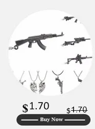 Модный AK-47 пистолет брелок-пистолет M60 пустынный Орел левое колесо пистолет брелок стрелковое оружие Модель металлический брелок ювелирные изделия Прямая поставка