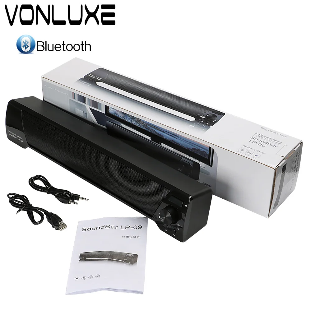 Fashion Portable Powerful Bluetooth Soundbar Speaker Perfect sound HIFI USB For Computer PC Tablet TV | Электроника