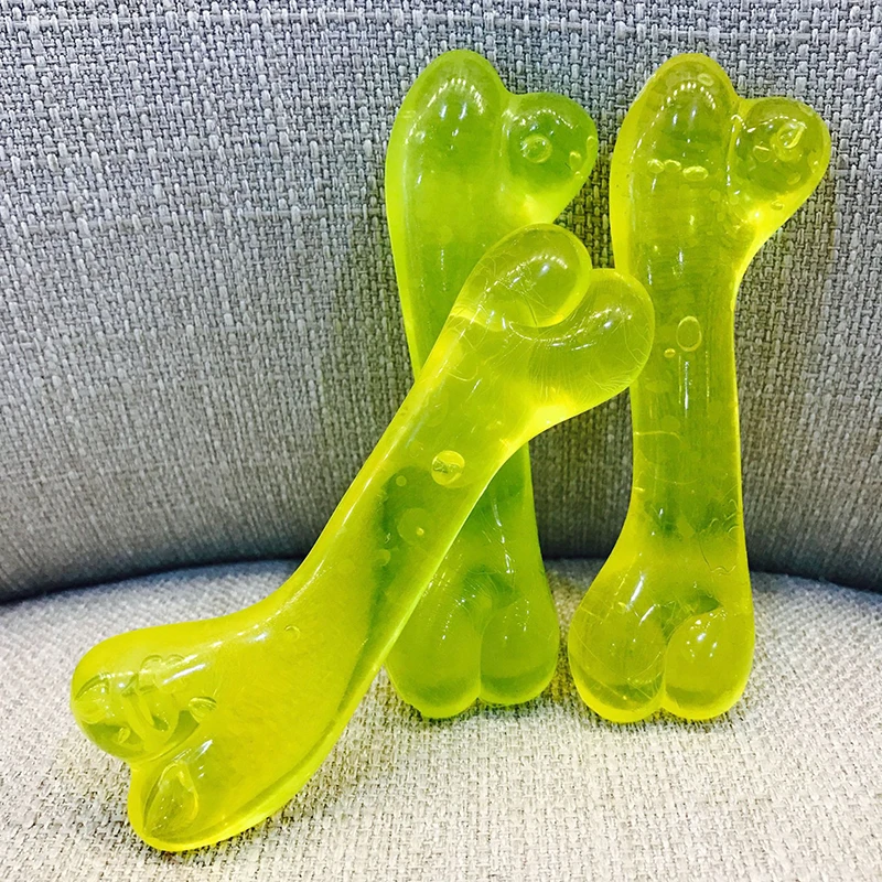 Резиновая игрушка для собак жевательные игрушки из ПВХ прозрачная твердая